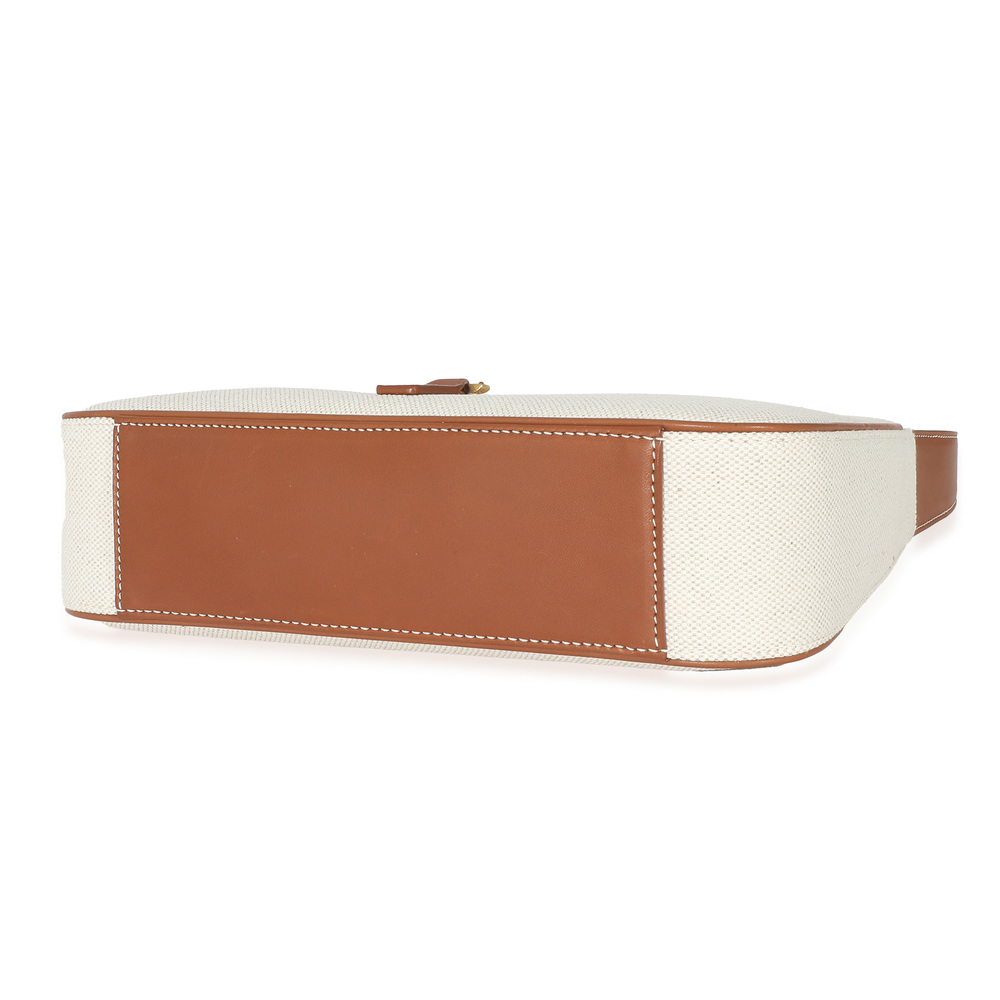 Saint Laurent Beige Canvas Le 5 à 7 Hobo - Picture 7 of 7